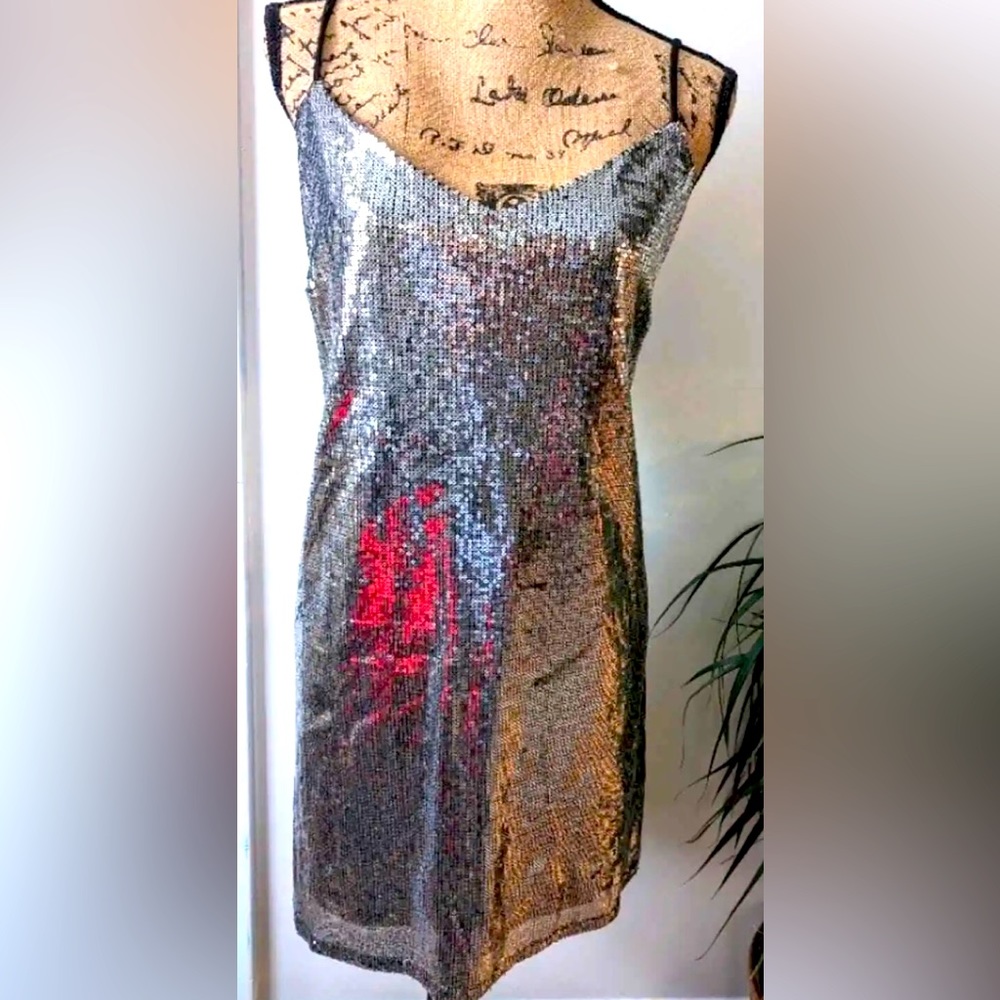Wild Fable Sparkling Sequin Disco Ball Dress Size Large